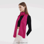 Spring/Summer 2023 Collection Stole Women Longchamp 8RTH80985 Fuchsia - Image 2