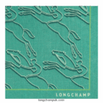 Spring/Summer 2023 Collection Stole Women Longchamp 8RTH80988 Green Light - Image 2