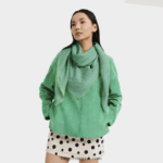 Spring/Summer 2023 Collection Stole Women Longchamp 8RTH80988 Green Light - Image 3