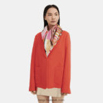 Spring/Summer 2023 Collection Stole Women Longchamp 8RTH80989 Fuchsia - Image 3