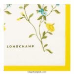 Spring/Summer 2023 Collection Stole Women Longchamp 8RTH80997 Lemon - Image 2