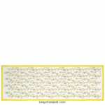 Spring/Summer 2023 Collection Stole Women Longchamp 8RTH80997 Lemon