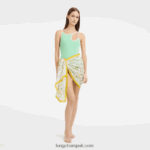 Spring/Summer 2023 Collection Stole Women Longchamp 8RTH80997 Lemon - Image 3