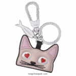 Spring/Summer Collection 2022 Cat key ring Women Longchamp 8RTH80754 Pale Pink