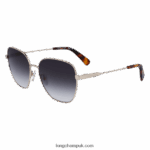 Spring/Summer Collection 2023 Sunglasses Women Longchamp 8RTH8015 Gold Green - Image 2