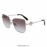 Spring/Summer Collection 2023 Sunglasses Women Longchamp 8RTH80883 Gold/Pink - Image 2