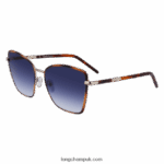 Spring/Summer Collection 2023 Sunglasses Women Longchamp 8RTH80887 Blue Havana - Image 2