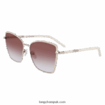 Spring/Summer Collection 2023 Sunglasses Women Longchamp 8RTH80889 White/Brown - Image 2